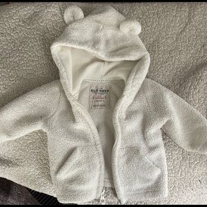 Vintage Old Navy Baby Bear Zip-up